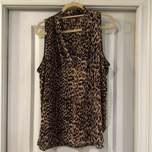 Leopard print blouse